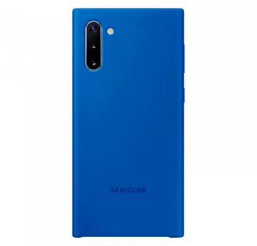 Silicone Cover для Galaxy Note10 синий