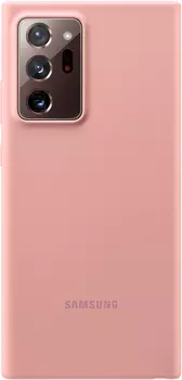 Silicone Cover для Galaxy Note20 Ultra розовая бронза