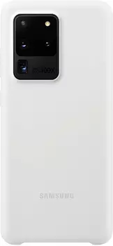 Silicone Cover Galaxy S20 Ultra белый