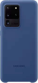 Silicone Cover Galaxy S20 Ultra темно-синий