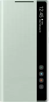 Smart Clear View Cover для Galaxy Note20 мятный