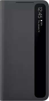 Smart Clear View Cover для Galaxy S21 черный