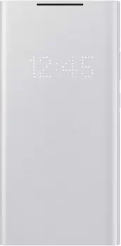 Smart LED View Cover для Galaxy Note20 Ultra серебристо-белый