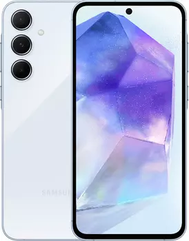 Смартфон Samsung Galaxy A55 128 ГБ голубой