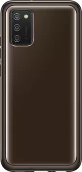 Чехол Samsung Soft Clear Cover для Galaxy A02s черный