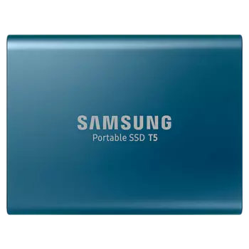 SSD Т5 500 ГБ синий