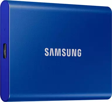 Внешний накопитель Samsung SSD USB 3.2 T7 2 ТБ синий
