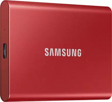 Внешний накопитель Samsung SSD USB 3.2 T7 500 ГБ красный