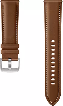 Stitch Leather Band для Galaxy Watch3 (45 мм) | Watch (46 мм) коричневый