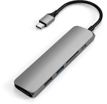 USB-C Slim Multiport V2 серый