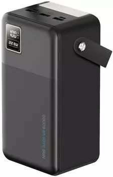 Внешний аккумулятор Deppa NRG Turbo V4 60000 mAh черный