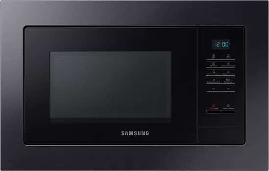 Встраиваемая микроволновая печь Samsung MG23A7013AA/BW с грилем 23 л черный