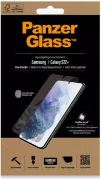Защитное стекло PanzerGlass для Galaxy S22+ CF AB Black черный