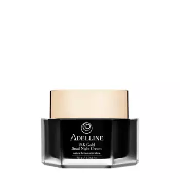 ADELLINE Крем ночной с коллоидным золотом и слизью улитки / Adelline 24K Gold Snail Night Cream 50 гр