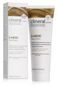 AHAVA Крем для ступней / Clineral D-medic 125 мл