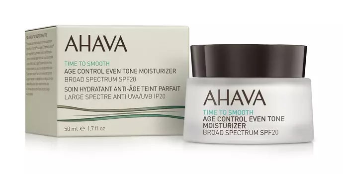 AHAVA Крем увлажняющий, ровный тон и профилактика старения SPF 20 / Time To Smooth 50 мл
