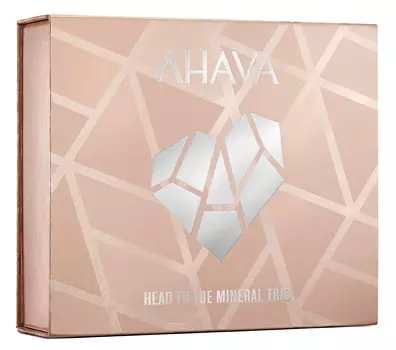 AHAVA Набор Минеральное трио классика (крем для рук 100 мл, крем для тела 100 мл, гель для душа 100 мл) / DEADSEA WATER