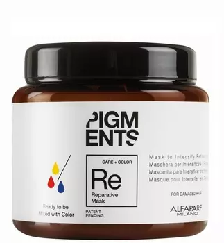 ALFAPARF MILANO Маска восстанавливающая для поврежденных волос / PIGMENTS Reparative mask 200 мл
