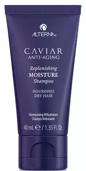 ALTERNA Шампунь-биоревитализация для увлажнения с морским шелком / Caviar Anti-Aging Replenishing Moisture Shampoo mini 40 мл