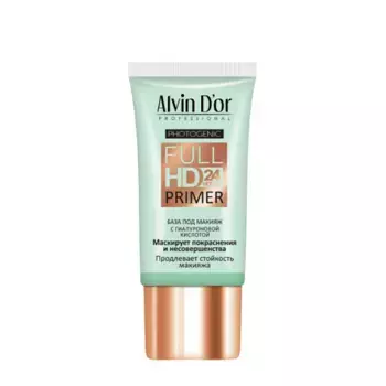 ALVIN D'OR База под макияж, зеленый / Full Hd primer 24hours 25 мл