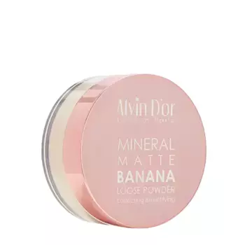 ALVIN D'OR Пудра рассыпчатая / Mineral Banana Matte 8 гр