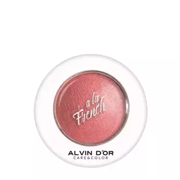 ALVIN D'OR Румяна запечённые для лица, тон 01 / Soie Fine A LA FRENCH new york pink 3,2 гр