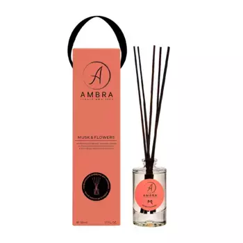 AMBRA Аромадиффузор, мускус и цветы / Musk & Flowers Ambra 50 мл