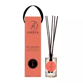 AMBRA Аромадиффузор, пряный бергамот / Spicy Bergamot Ambra 50 мл