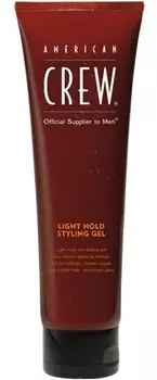 AMERICAN CREW Гель для укладки волос слабой фиксации, для мужчин / Light Hold Gel Tube 250 мл