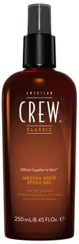 AMERICAN CREW Спрей-гель для волос средней фиксации, для мужчин / Classic Medium Hold Spray Gel 250 мл