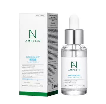 AMPLE:N Ампула-концентрат гиалуроновая лайт для лица / HYALURONSHOT LIGHT AMPOULE 30 мл