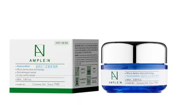 AMPLE:N Гель-крем гиалуроновый Водяная бомба / HYALURON SHOT GEL CREAM 60 мл