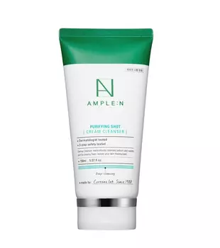 AMPLE:N Крем-сливки нежный очищающий для лица / PURIFYING SHOT CREAM CLEANSER 150 мл
