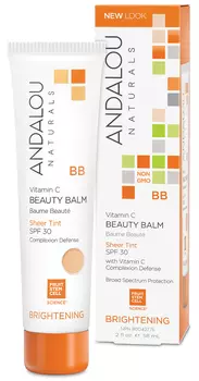 ANDALOU NATURALS BB крем-бальзам с витамином С для лица SPF 30 58 мл