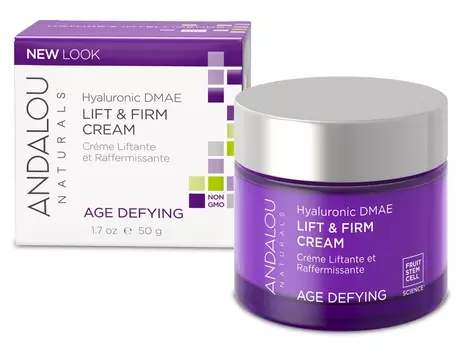 ANDALOU NATURALS Крем-лифтинг активный с гиалуроновой кислотой и DMAE 50 мл