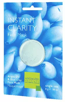 ANDALOU NATURALS Маска очищающая для лица Арган и голубая глина 8 г