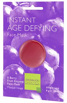 ANDALOU NATURALS Маска омолаживающая для лица Энзимы клюквы и яблока 8 г