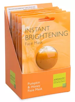 ANDALOU NATURALS Маска освежающая для лица Тыква и мед манука 6*8 г