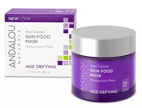 ANDALOU NATURALS Маска питательная с какао и авокадо для лица 50 мл