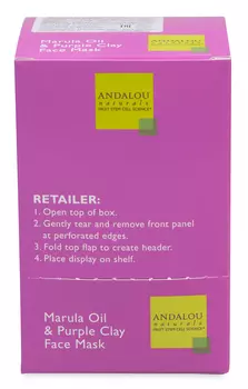 ANDALOU NATURALS Маска подтягивающая для лица Мгновенный лифтинг 6*8 г