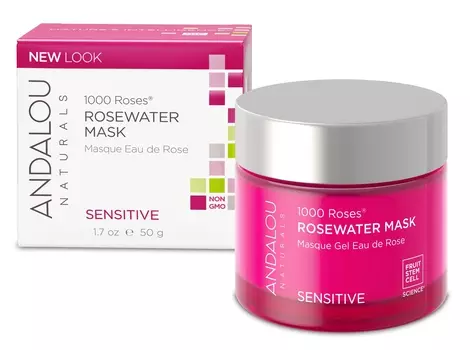 ANDALOU NATURALS Маска восстанавливающая для лица 1000 роз 50 мл