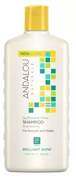 ANDALOU NATURALS Шампунь для волос Подсолнечник и цитрус 340 мл