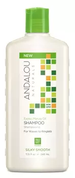 ANDALOU NATURALS Шампунь для жестких и вьющихся волос Экзотическое масло Марулы 340 мл