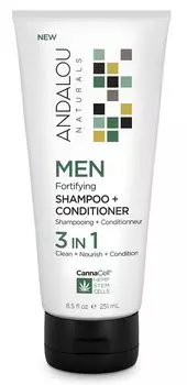 ANDALOU NATURALS Шампунь-кондиционер для мужчин 3 в 1 251 мл