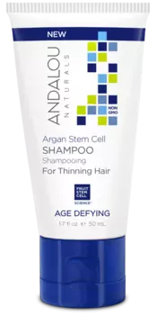 ANDALOU NATURALS Шампунь укрепляющий для ослабленных волос Стволовые клетки Аргана 50 мл