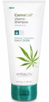 ANDALOU NATURALS Шампунь витаминный с розмарином Стволовые клетки Каннабиса 251 мл