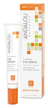 ANDALOU NATURALS Сыворотка осветляющая для кожи вокруг глаз 18 мл
