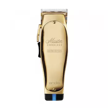ANDIS Машинка для стрижки волос Master Cordless Gold 0.5-2.4 мм, аккуммуляторно-сетевая, 5 насадок