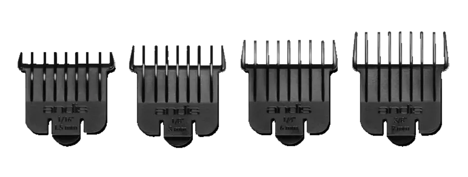 ANDIS Набор насадок для RT-1, D4-D (T-нож), G-I (1.5, 3, 6, 10 мм)