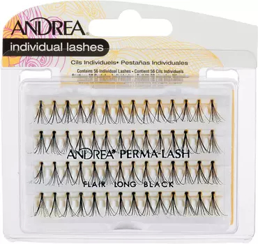 ANDREA Пучки ресниц длинные черные / MOD Perma Lash Flair Long Black